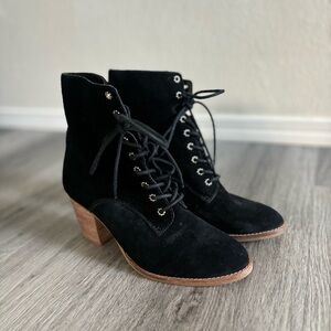 FRYE suede booties leather boots